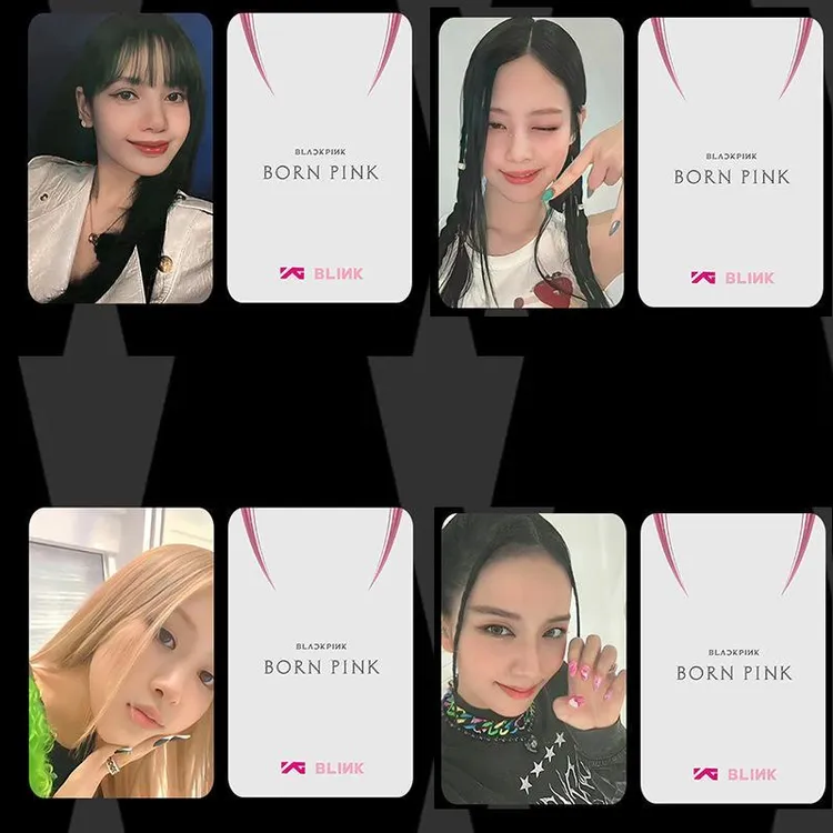 BlackPink新专辑BORN PINK回归shut down打歌卡同款收藏小卡韩系