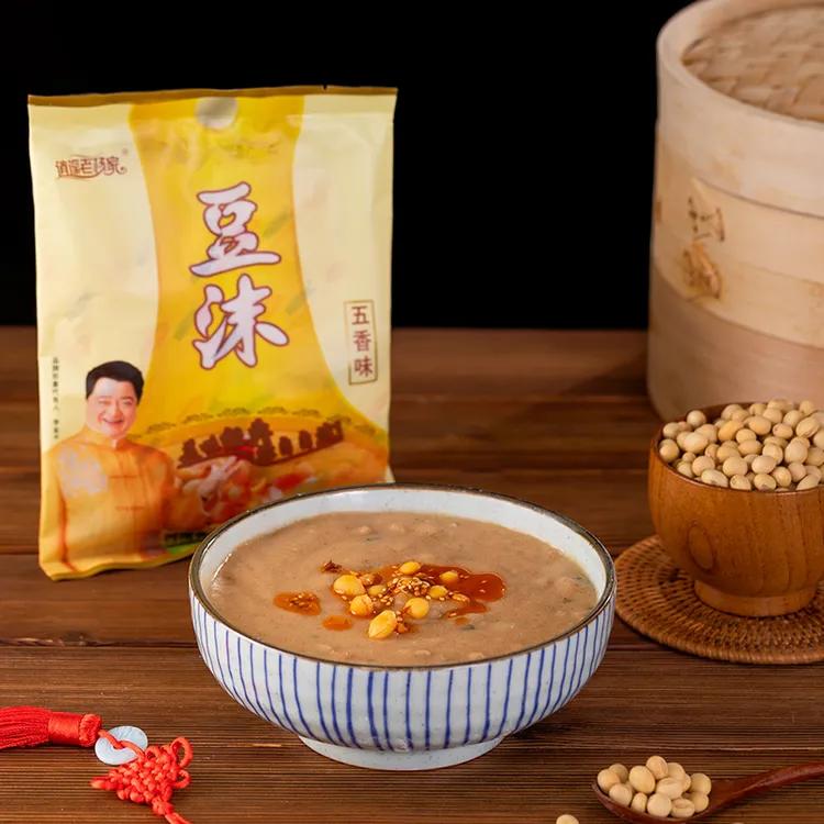 河南特产逍遥老杨家五香味豆沫粉300克速食方便汤早餐料厂家直销