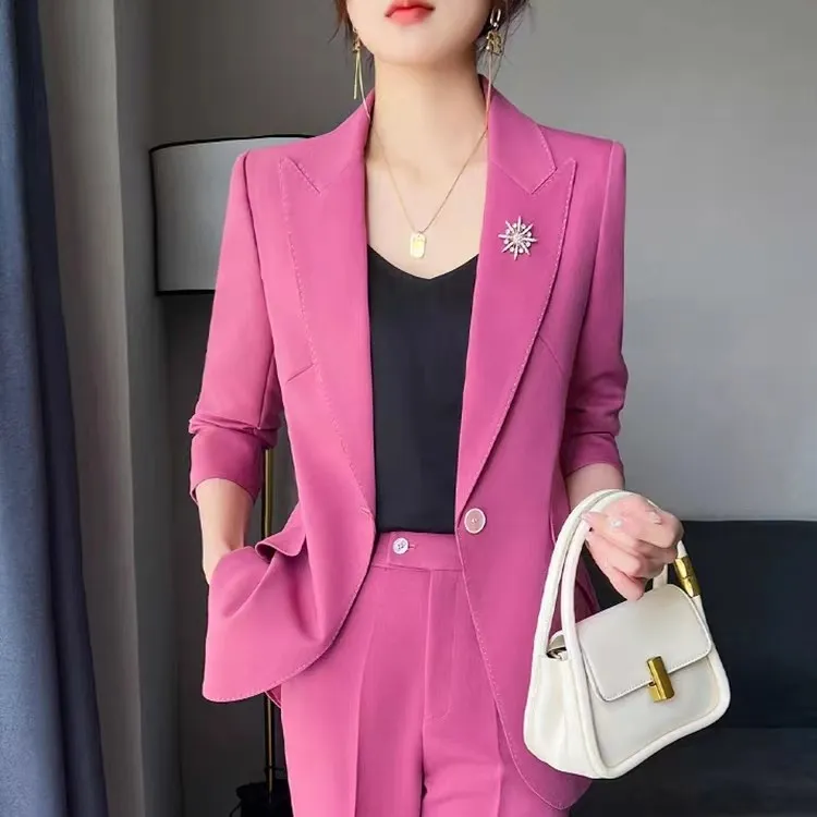 2025新轻奢时尚高端女装气质女神范修身时尚西装爆款新款显高显瘦