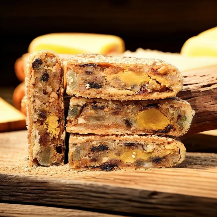 温州特产桥墩中秋月饼传统手工制作芝麻酥皮礼优选老味道礼盒装