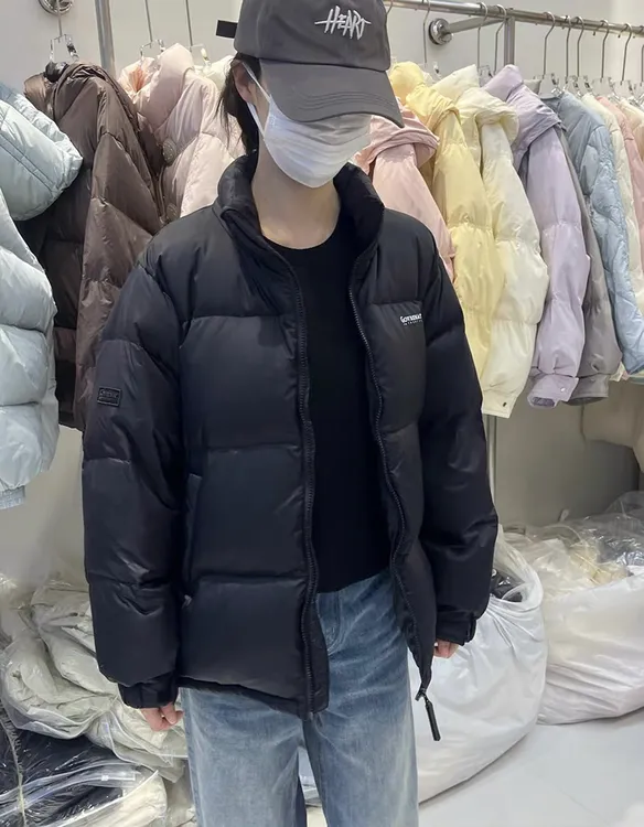反季清仓白鸭绒宽松羽绒服女短款时尚百搭显瘦情侣面包服加厚外套