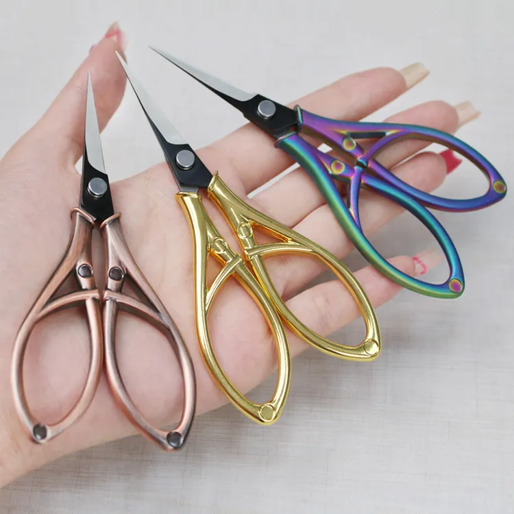 心形兰花剪刀2025新款家用精致便携手工绣花剪十字绣剪不锈钢剪子