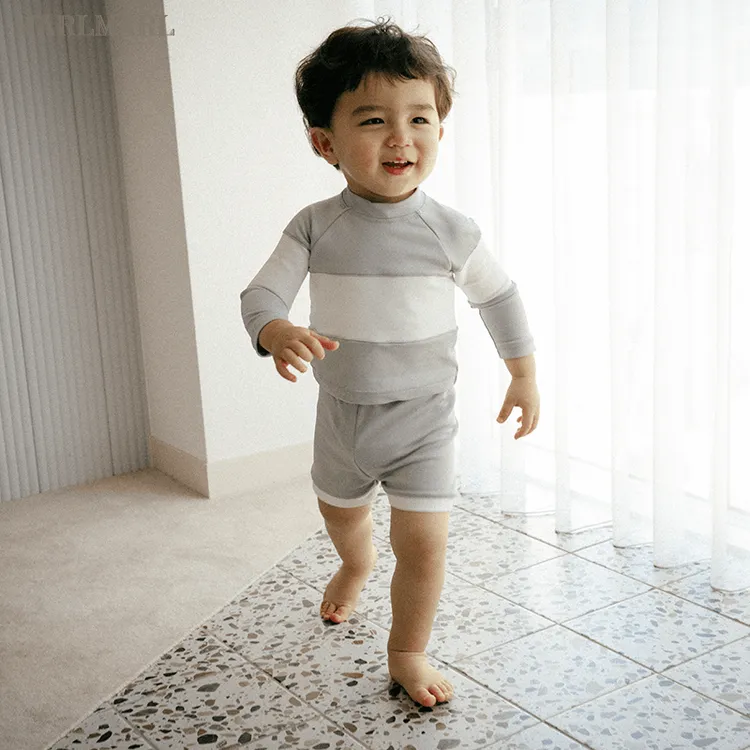 MARLMARL儿童宝宝泳衣裤分体式防晒长袖泳装短裤新swimwear05