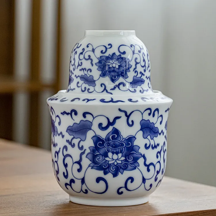 温酒器陶瓷家用黄酒温酒壶热酒二两烫酒壶白酒中式复古烫酒具