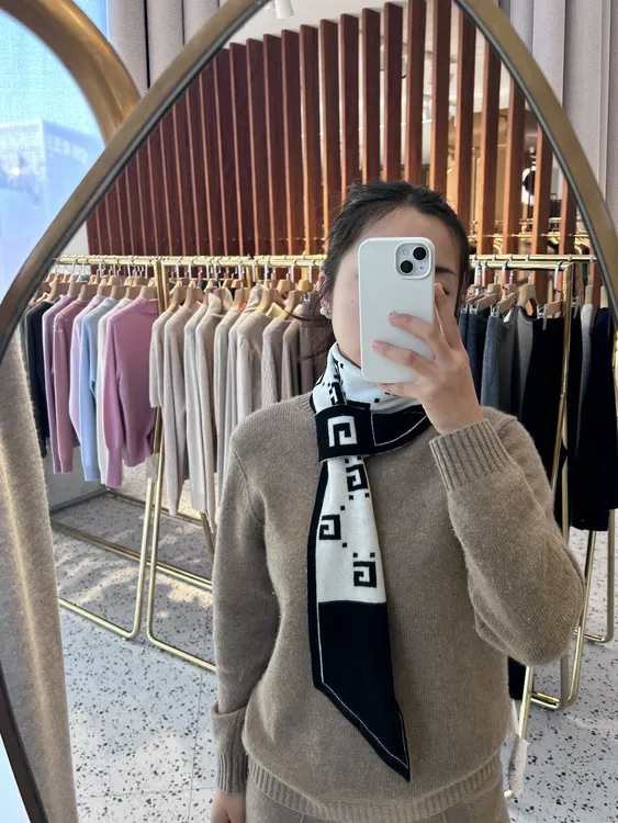 saraphillips女士休闲针织时尚保暖羊绒小围巾