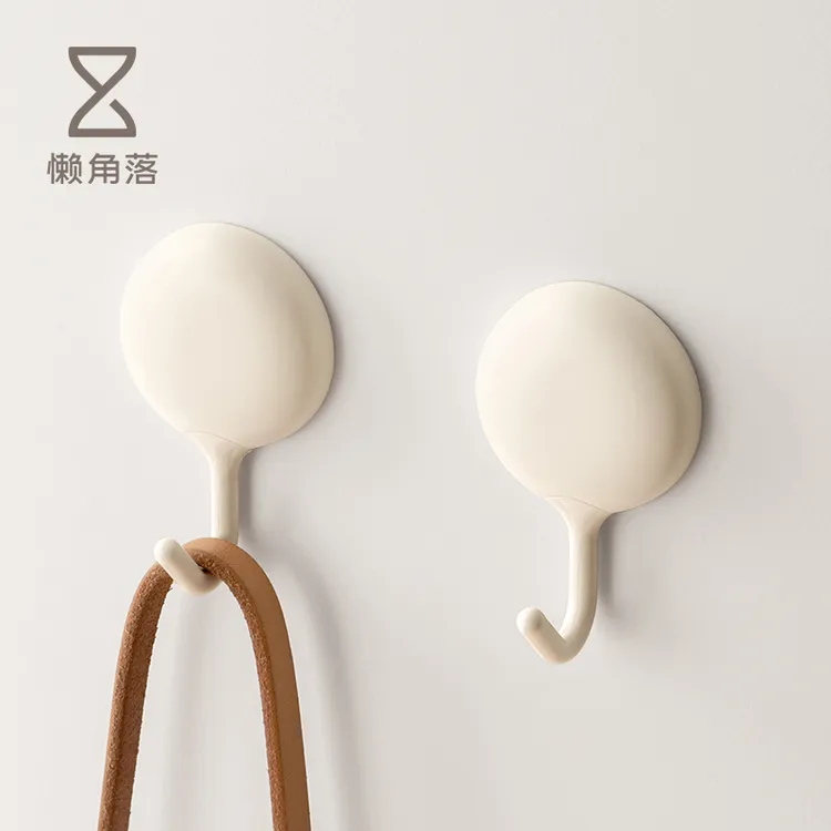 懒角落挂钩免打孔无痕粘钩家用厨房门后墙上承重免钉粘胶粘贴挂勾