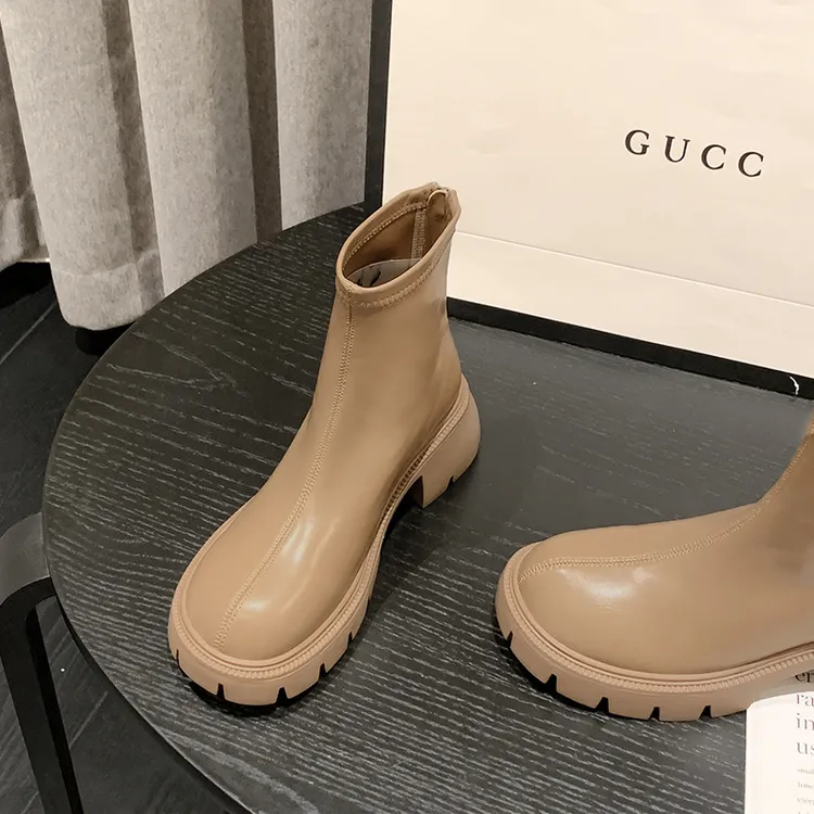 小码女靴靴子313233厚底短靴秋冬2023年新款2025百女款秋冬英伦