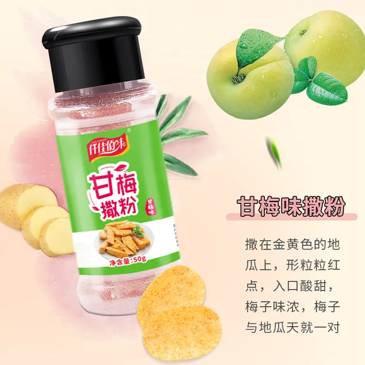 甘梅粉50g家用梅子粉甘梅味地瓜鸡排薯条撒料