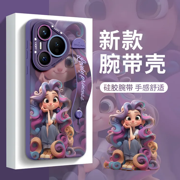 适用华为pura80ultra手机壳pura70pro新款p70硅胶壳卡通2025最新