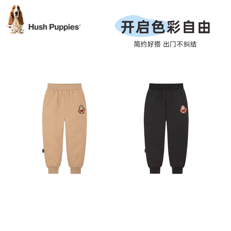 S暇步士童装冬季新款加厚束脚保暖羽绒长裤HPSDNX41CK910
