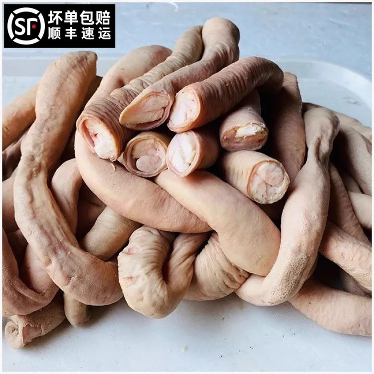 新鲜现宰小黄牛牛肠半成品4-5分熟小肠肥肠韩式烤牛肠批商发用