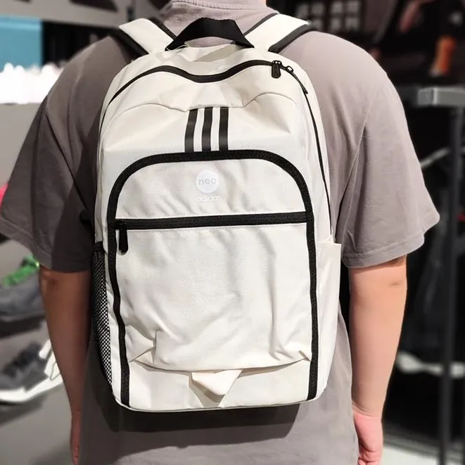 阿迪达斯Neo男女双肩背包Adidas新款运动包大容量学生书包IN3489