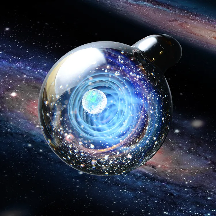 合成水晶宇宙星河琉璃创意星空球吊坠情人节送男女生