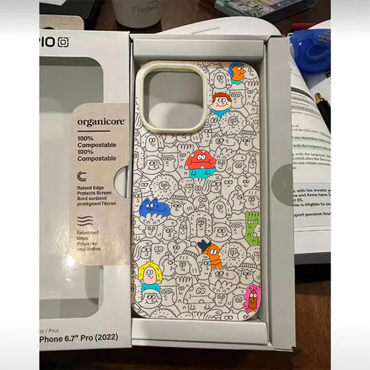 线条小人适用iPhone15_14Promax手机壳高级13_12软硅胶11防摔xsxr