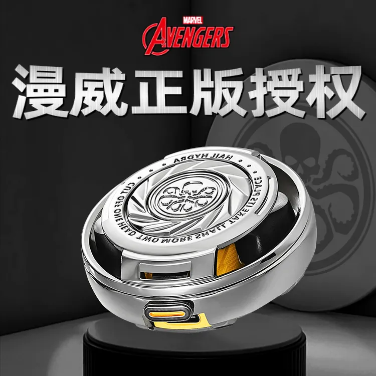 漫威正版九头蛇复古怀表设计EDC解压真无线通用蓝牙耳机超长续航