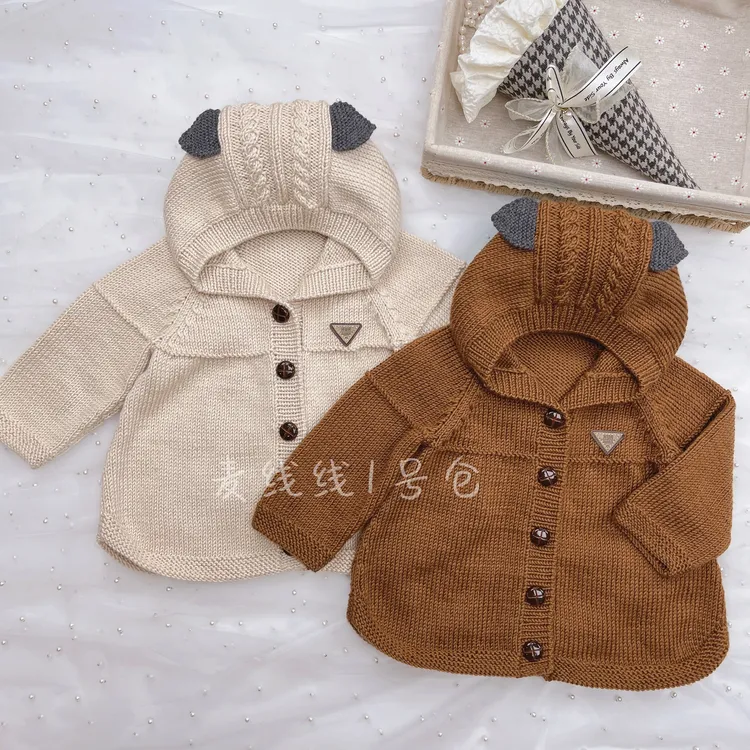 42#A版休闲风帽子开衫材料包（非成品）中粗手工毛线柔软舒适