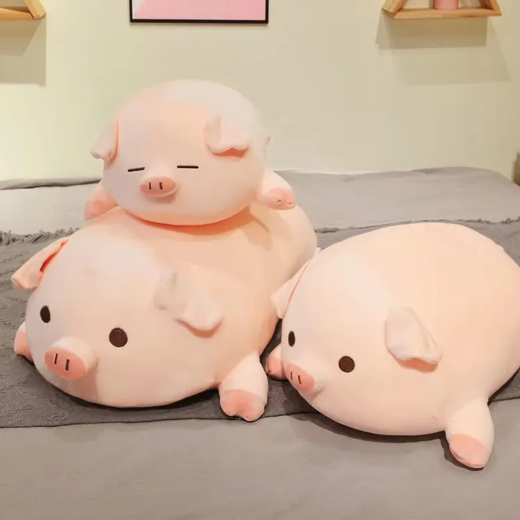 小猪抱枕猪猪玩偶毛绒玩具布娃娃超软可爱公仔床上睡觉生日礼物