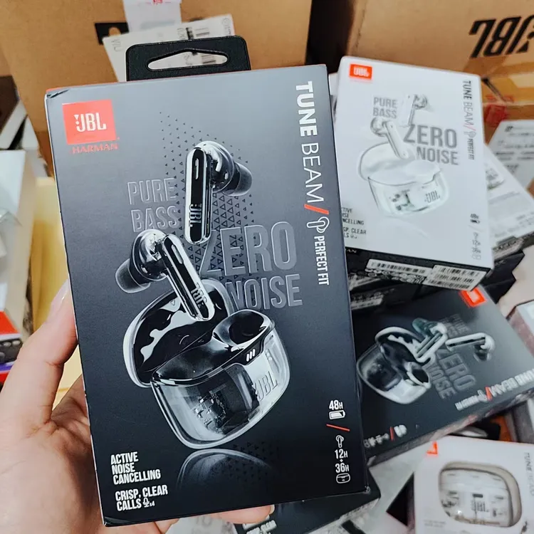 未拆封 JBL TUNE BEAM琉璃荚降噪豆真无线运动耳机音乐耳机通用