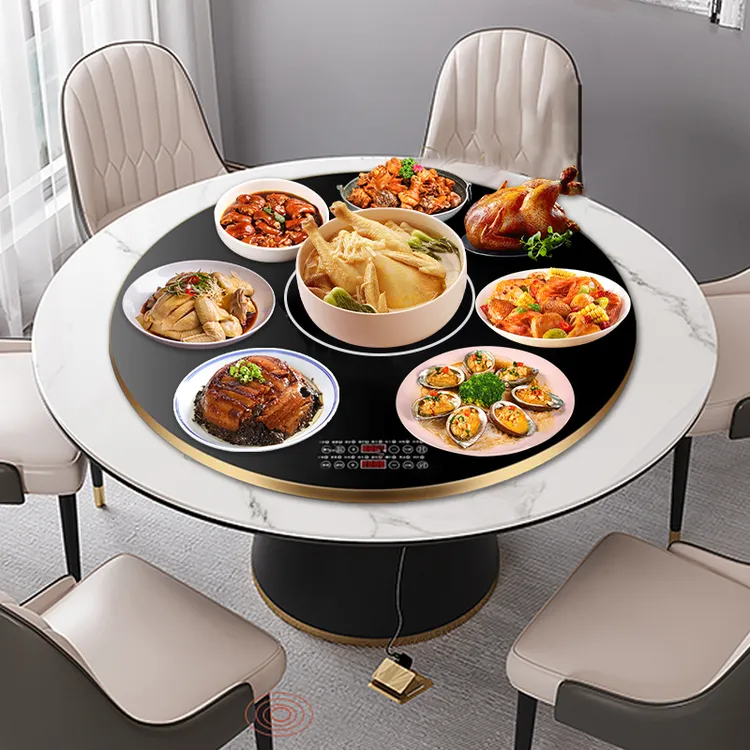 惠普好太太暖菜板热菜板家用圆形保温板饭菜多功能加热桌暖菜盘