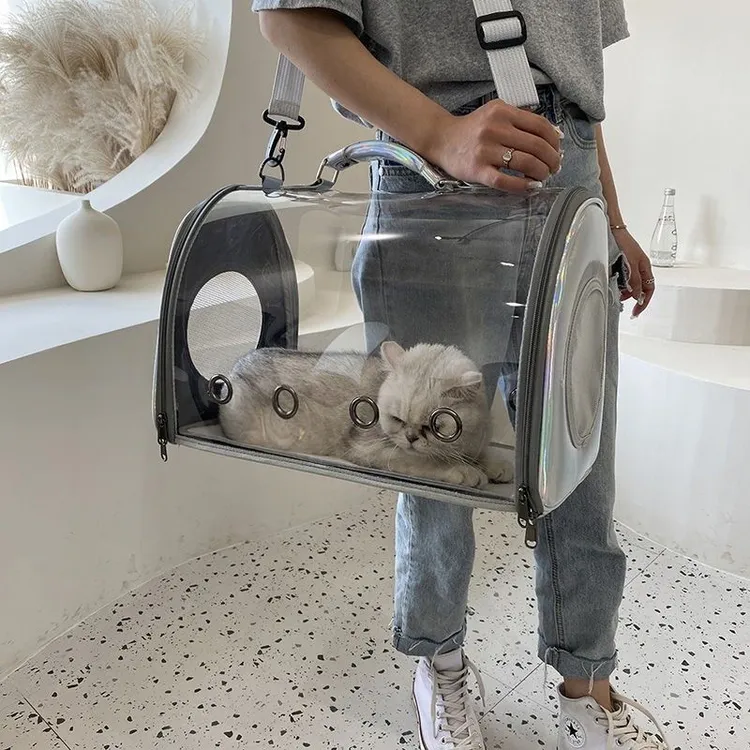 猫包透明外出便携包车载猫咪透气太空舱宠物背包手提斜挎猫咪笼子