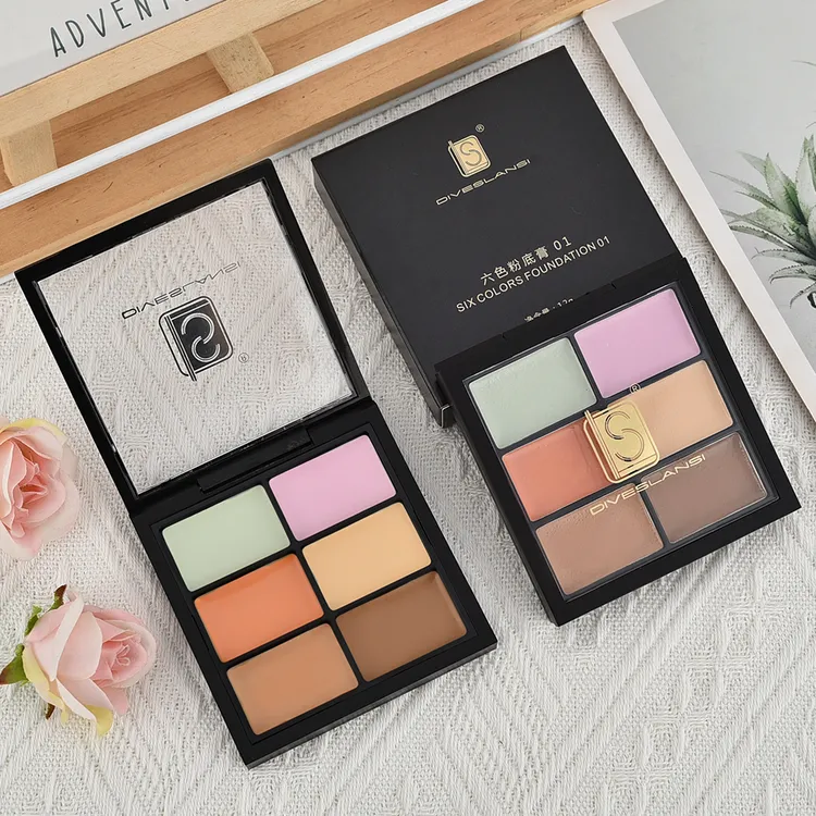 黛菲蓝茜六色遮瑕膏