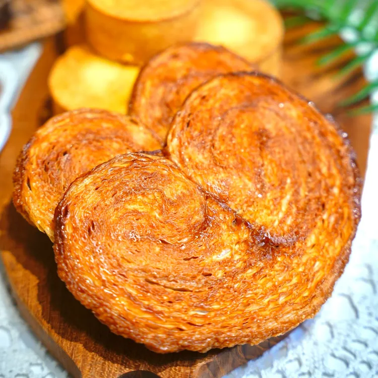 直播间专属 蝴蝶酥送松饼 香酥脆 甜而不腻入口即化