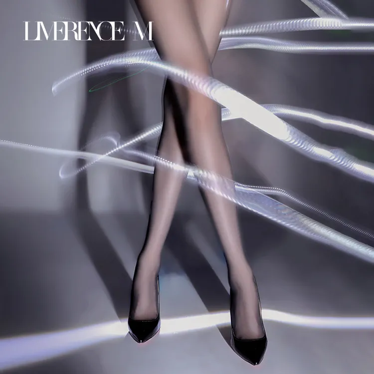 涞觅润丝「001中腰」深裆无缝丝滑超薄透气性感春夏美腿连裤丝袜