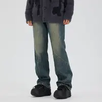 新因素美式新款爆款直筒牛仔裤男生微喇裤男款休闲裤子潮流穿搭