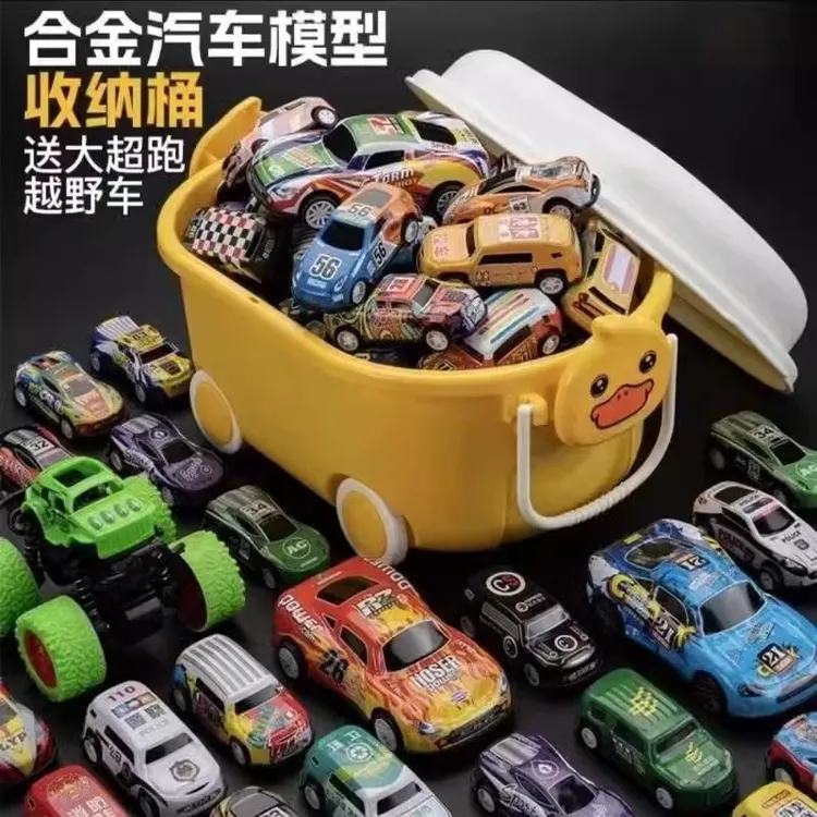 【5辆大号10.5cm合金车】迷你铁皮金属车回力小汽车玩具耐摔玩具车