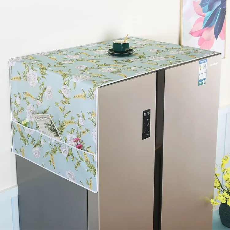 冰箱罩布防水防油单开门双开门冰箱防尘罩加厚冰箱防灰盖布壁挂式