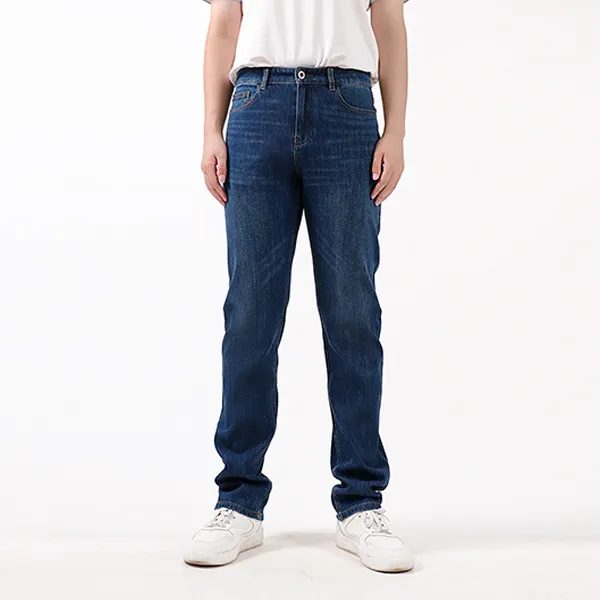 男士春秋四面弹力修身百搭直筒裤户外休闲牛仔裤MA100