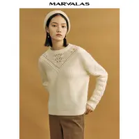 【九月专属】长袖针织衫毛衣针织衫时尚纯色百搭毛针织衫M730997