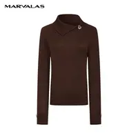 【丽公主】纯色针织衫羊毛短款套头衫女M733305896