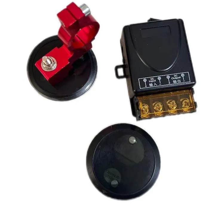 升级版双开关12v~60v通用疝气灯遥控双开关摩托车把遥控器开关