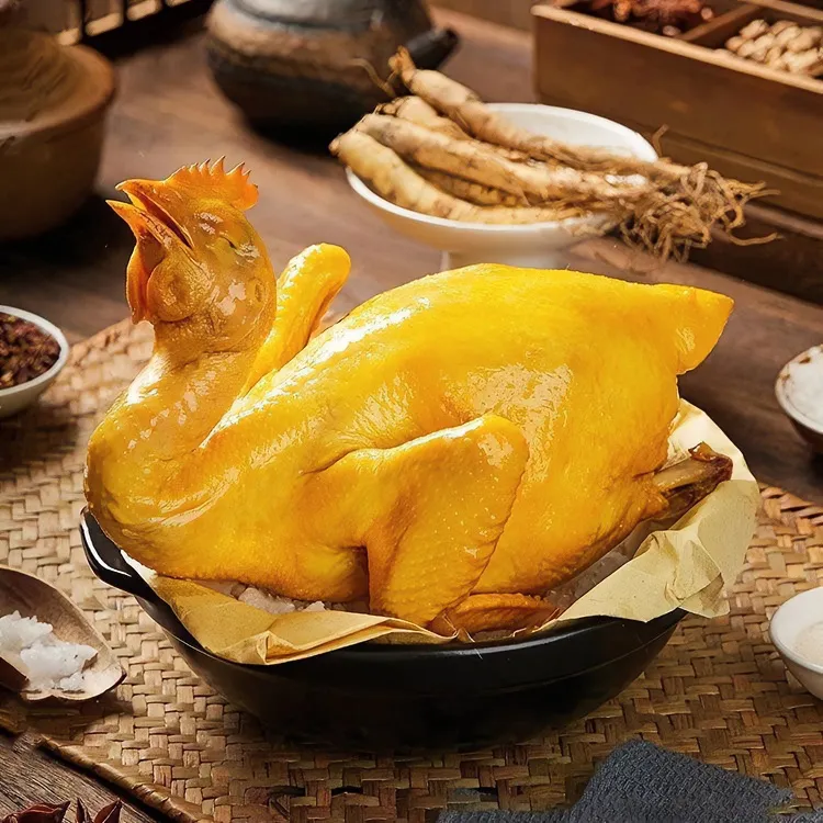 【口味升级】古法农家盐焗鸡+五指毛桃盐焗鸡客家现杀现做850g*2