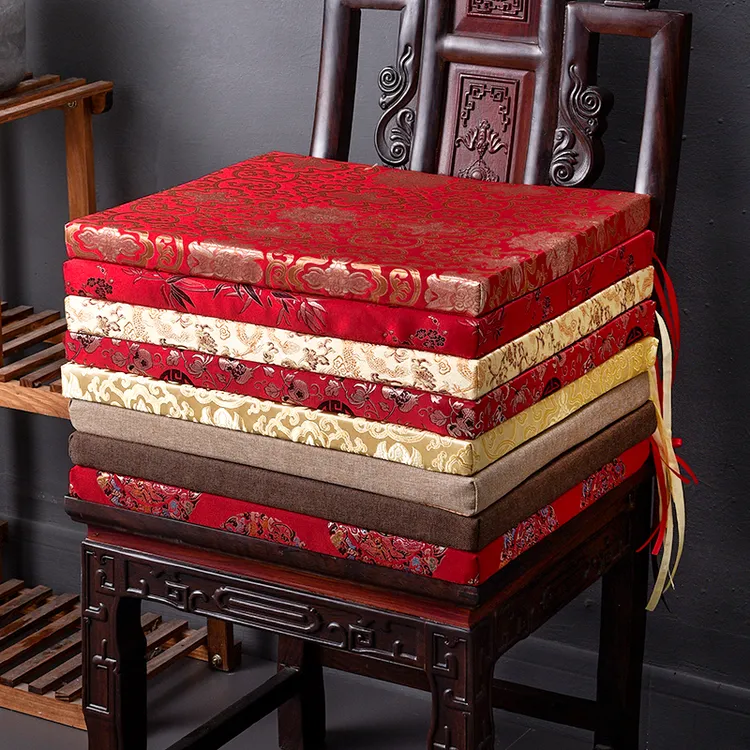 红木座垫沙发垫新中式椅垫餐椅太师椅古典坐垫茶桌椅垫椅子坐垫