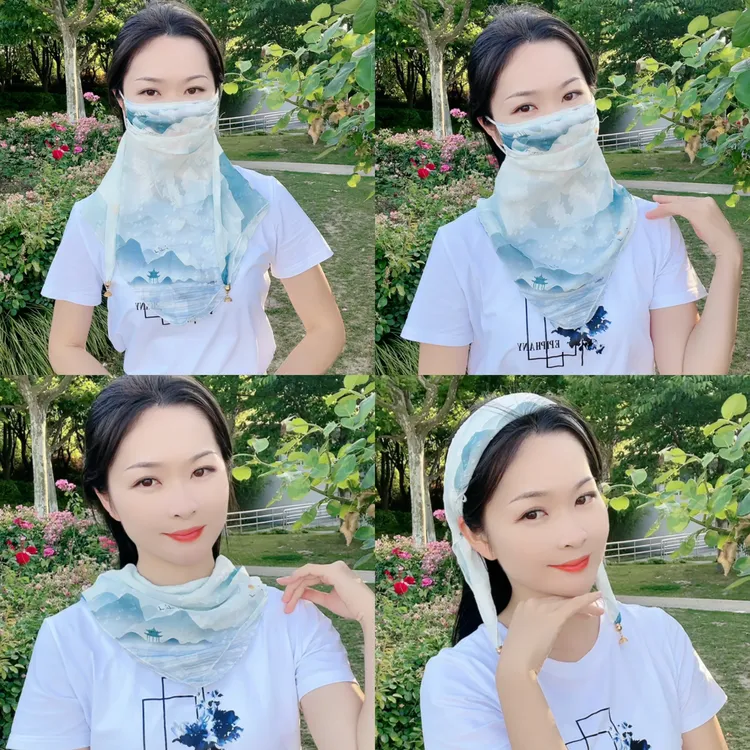 【百变花央】磁吸扣面纱