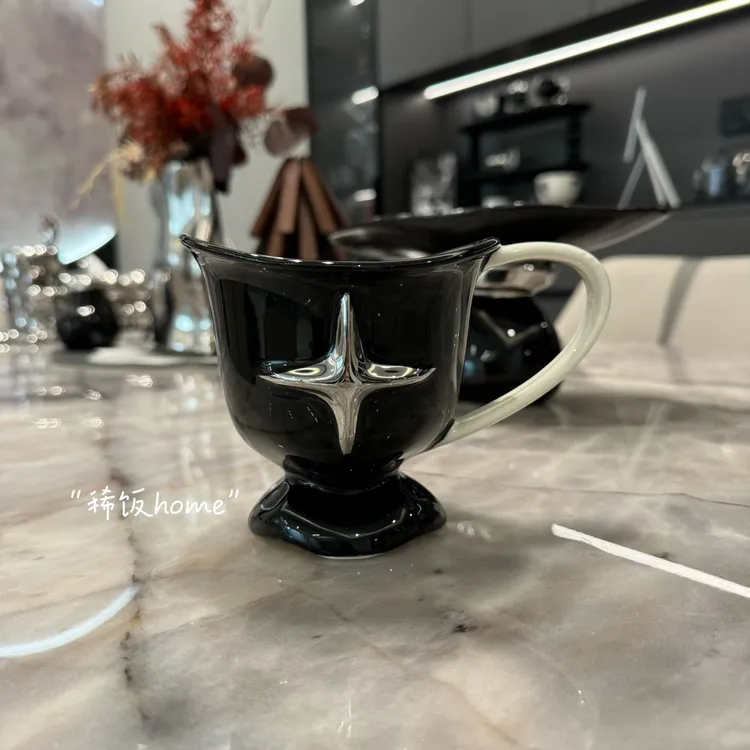 【稀饭专属】北欧风简约马克杯早餐杯陶瓷水杯办公室情侣杯子咖啡杯