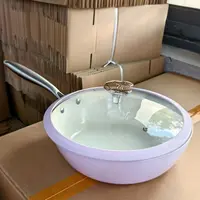 新款贝瓷炒锅不粘