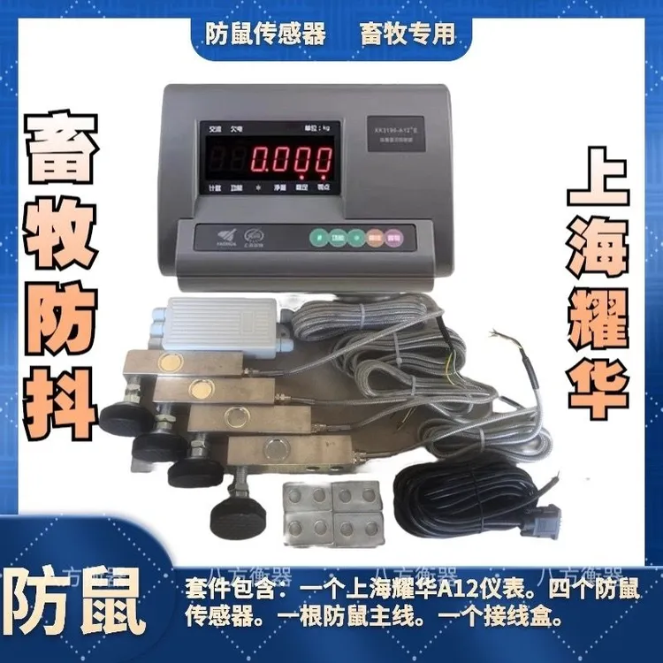 自制地磅秤1-3吨配件小地磅全套配件耀华仪表传感器DIY地磅