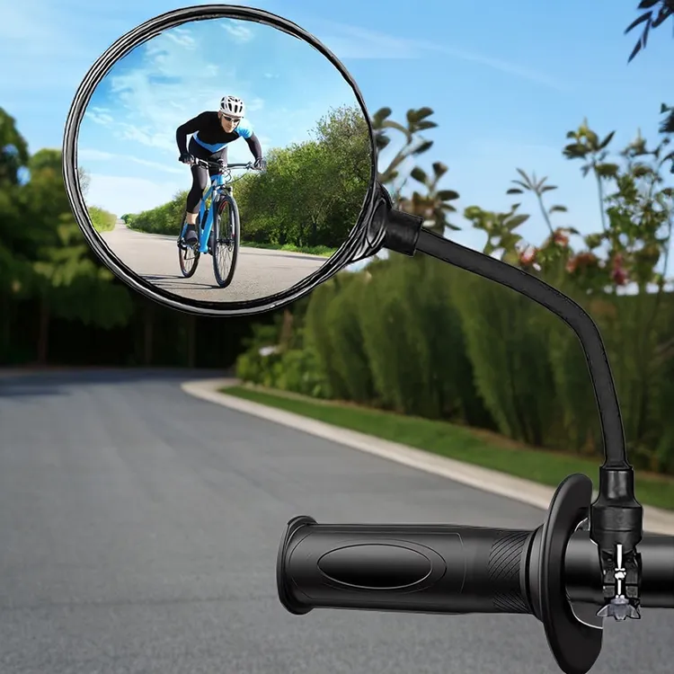 【顺轩】随意弯自行车后视镜凸面镜电动车反光镜倒车镜骑行单车配件