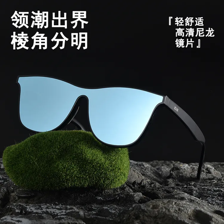 2025款新款太阳镜IK010手工板材全面屏复古蛤蟆镜男女同款男款