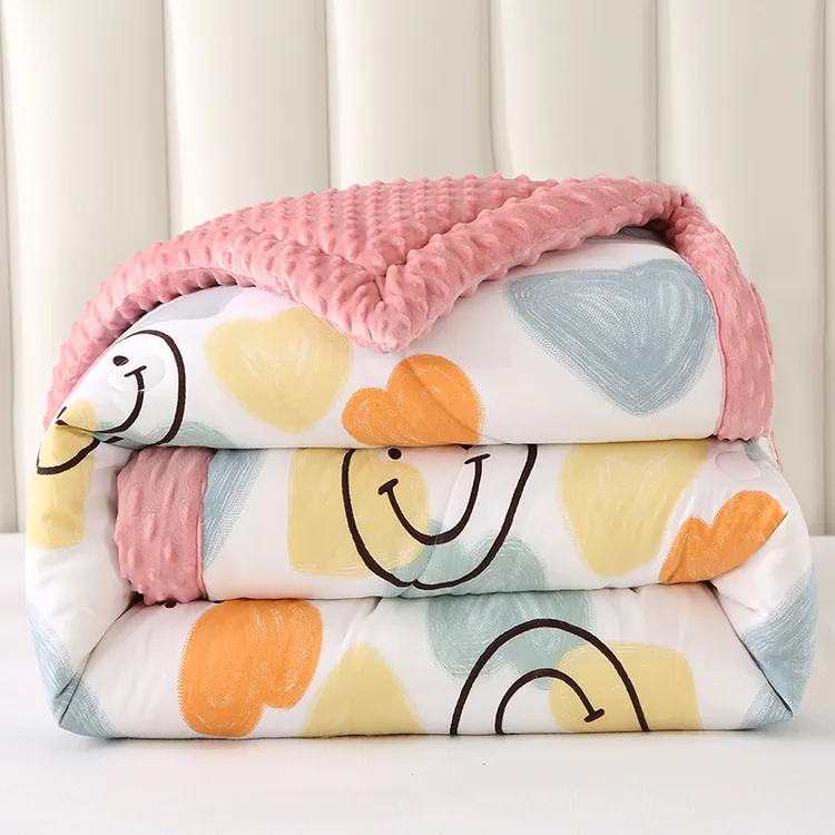 豆豆被秋冬被加厚保暖 豆豆绒棉被芯 单人学生大豆被 机洗薄款