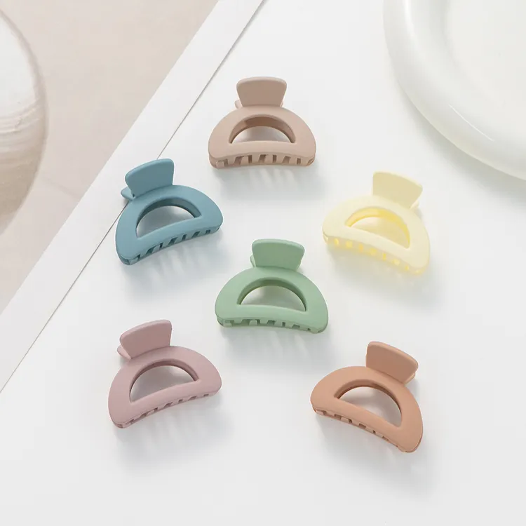 夹子抓夹小头饰发饰鲨鱼夹小号可爱发抓糖果色小发夹发卡