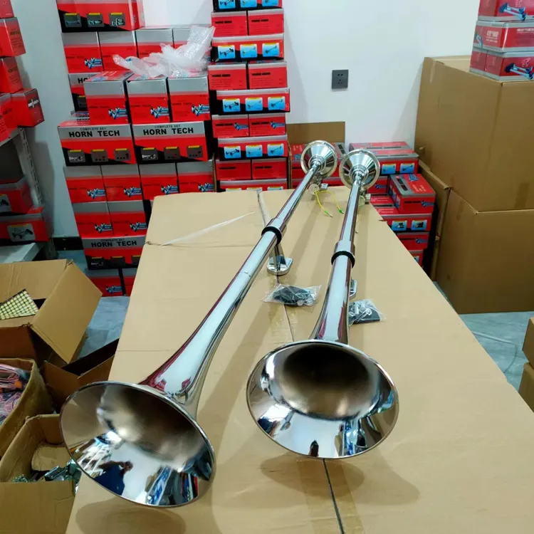 汽车金属24V12V解放欧曼大卡货车鸣笛轮船火车声音长汽笛气喇叭