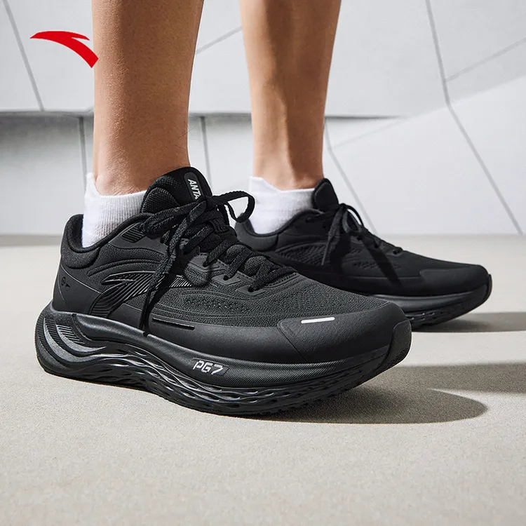 安踏PG7旅步跑鞋男女春季春季软底缓震透气运动训练运动跑步鞋