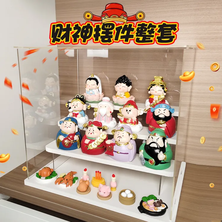 【视频同款】14位小神仙家居摆件整套五路财神家用装饰摆件创意客厅