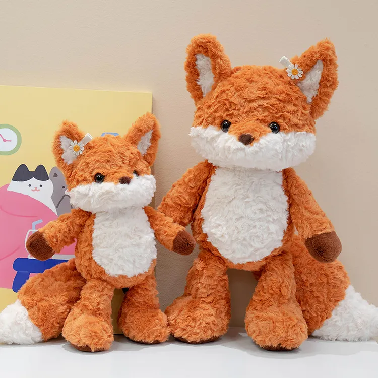 【叮当原创】会跑的小狐狸玩偶可爱公仔睡觉抱枕娃娃毛绒玩具礼物女