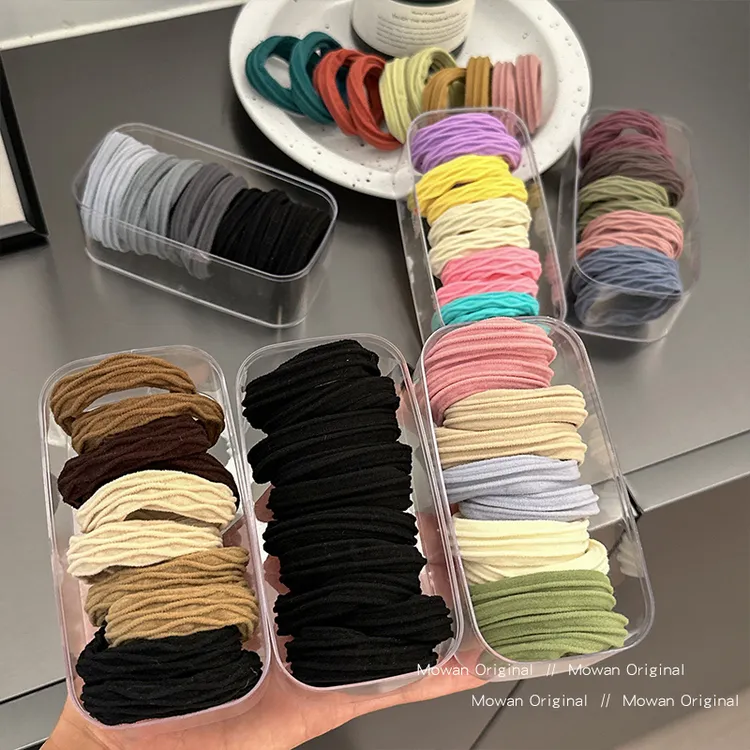 高马尾发绳高弹力耐用橡皮筋女扎头发圈2025新款高端百搭头绳头饰