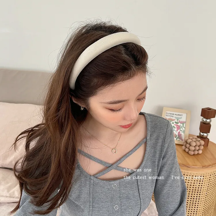 多巴胺发箍高颅顶宽边头箍防滑发捆洗脸发卡子头饰女发饰增高颅顶